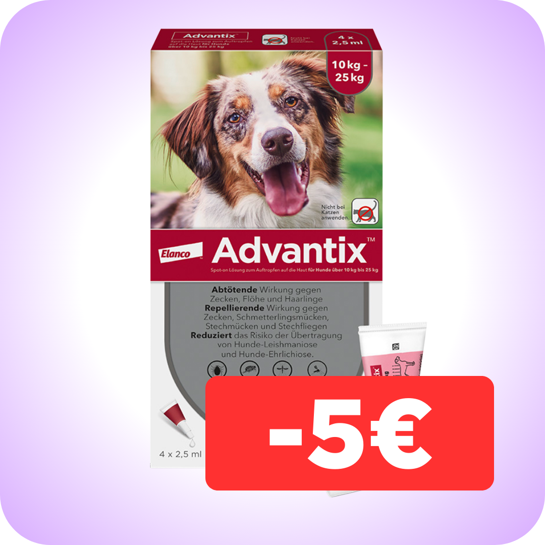 Advantix® Spot-on Lösung zum Auftropfen auf die Haut für Hunde