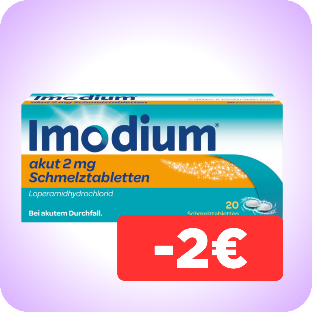 Imodium akut 2 mg Schmelztabletten