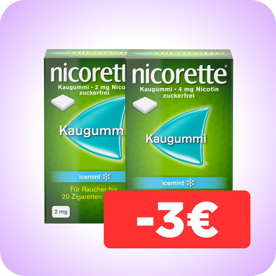 nicorette® Kaugummi icemint 2 mg/ 4mg 105 ST