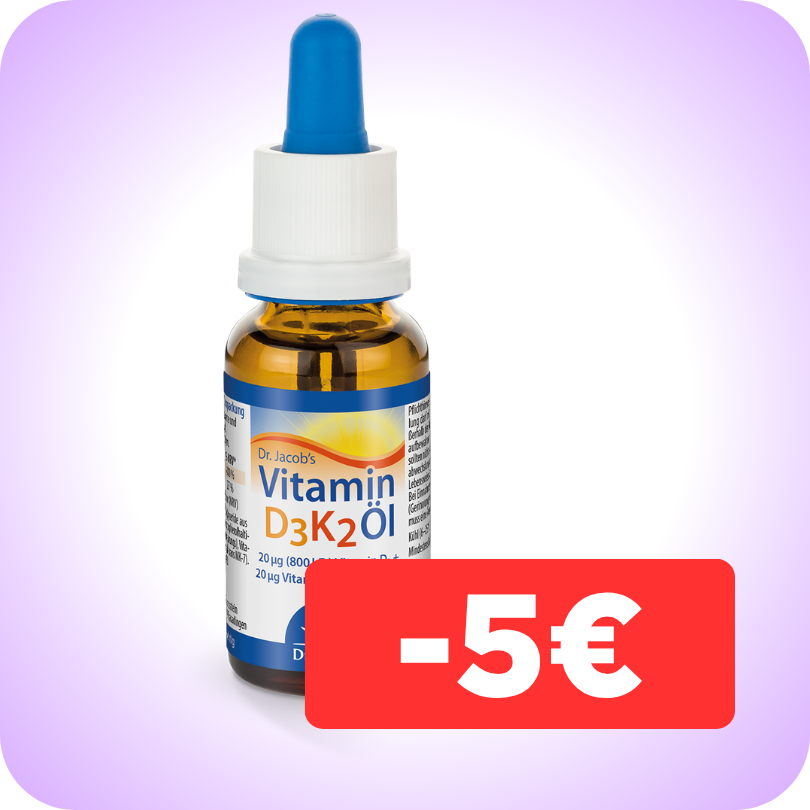 Dr. Jacob’s Vitamin D3K2 Öl